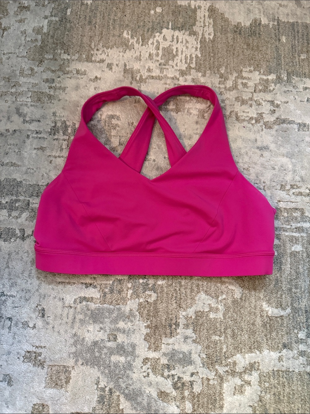 lululemon athletica Cross-Back Sports Bra - Magenta